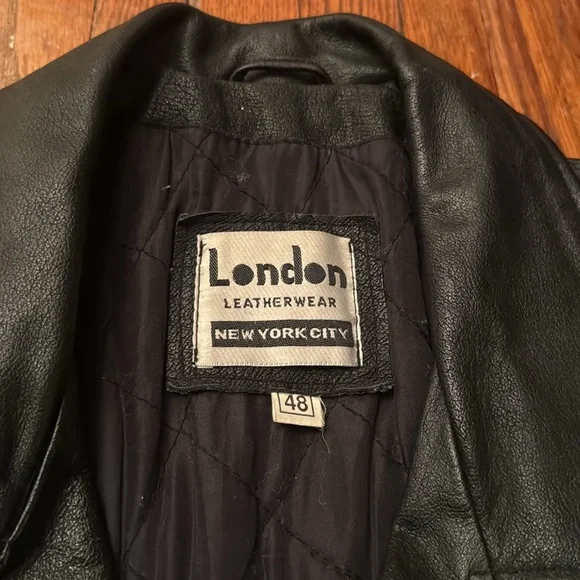 80’s London Leatherwear Vintage Genuine Leather Jacket - Picture 3 of 15